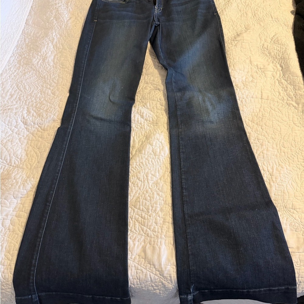 Guess Dark Blue Flare Women's Jeans